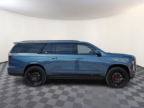 Deep Sea Metallic 2025 Cadillac Escalade ESV Sport Platinum