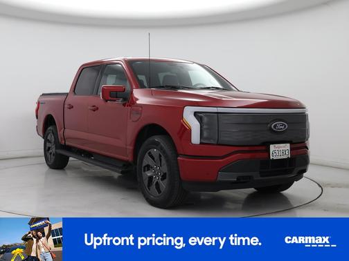 Red 2023 Ford F-150 Lightning Lariat