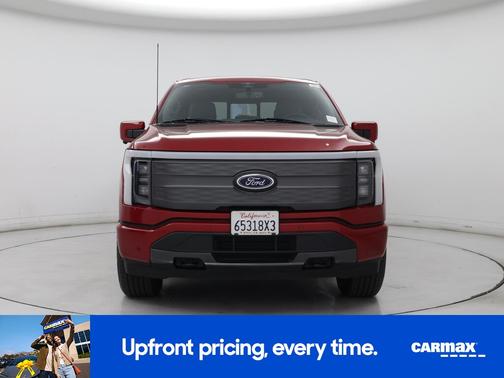 Red 2023 Ford F-150 Lightning Lariat