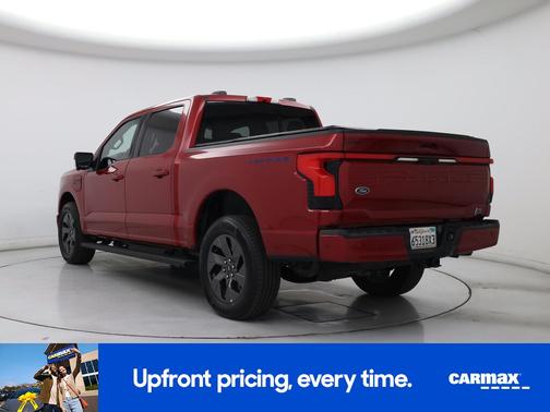 Red 2023 Ford F-150 Lightning Lariat