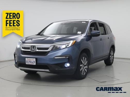 Blue 2021 Honda Pilot EX
