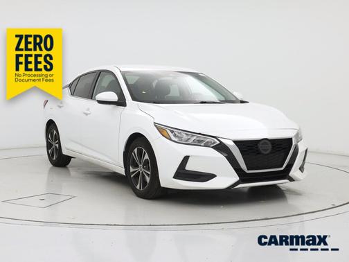 White 2022 Nissan Sentra SV