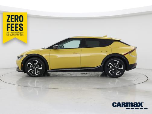 Yellow 2022 Kia EV6 GT-Line
