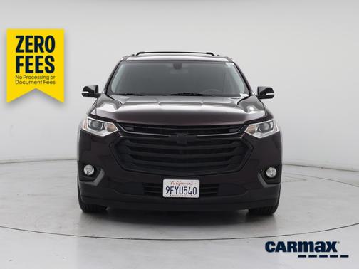 Burgundy 2020 Chevrolet Traverse LT Leather