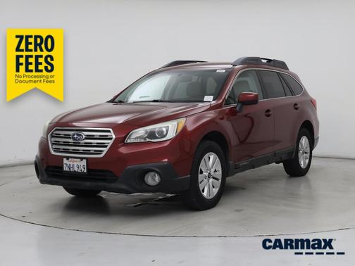 Red 2016 Subaru Outback 2.5I Premium