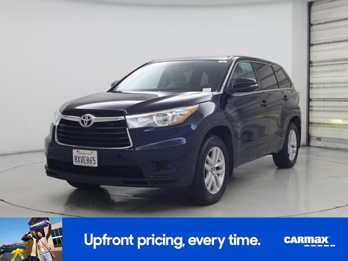 Blue 2016 Toyota Highlander LE