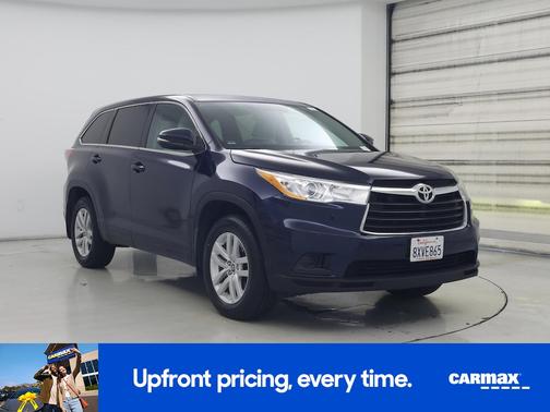 Blue 2016 Toyota Highlander LE