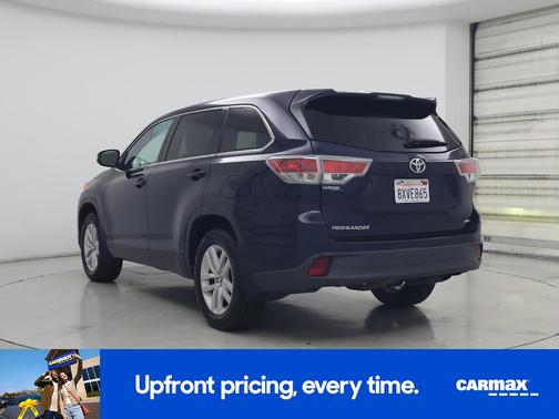 Blue 2016 Toyota Highlander LE