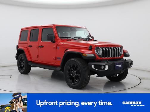 Red 2025 Jeep Wrangler 4xe Sahara