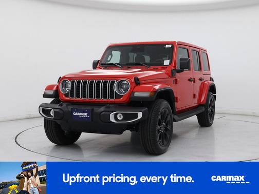 Red 2025 Jeep Wrangler 4xe Sahara