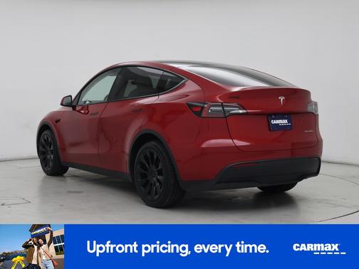Red 2023 Tesla Model Y Long Range