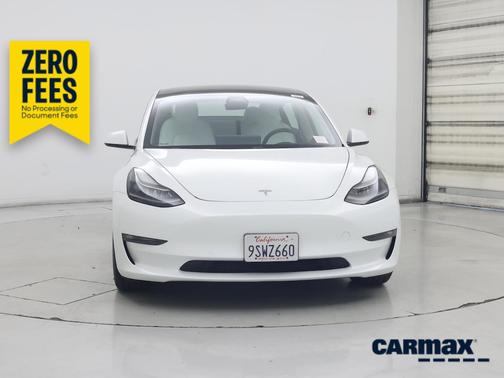White 2021 Tesla Model 3 Long Range