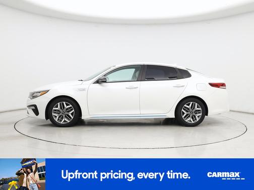 White 2020 Kia Optima Hybrid EX