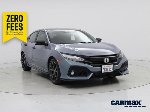 Gray 2018 Honda Civic Sport Touring