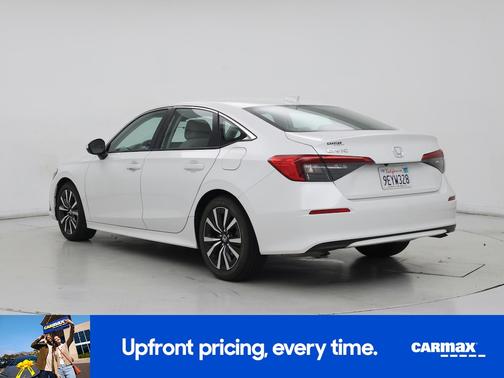 White 2023 Honda Civic EX