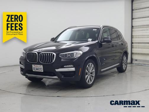Black 2018 BMW X3 XDrive30i