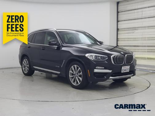 Black 2018 BMW X3 XDrive30i