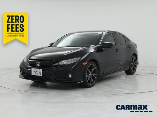 Black 2017 Honda Civic Sport Touring