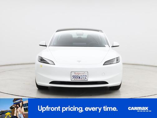 White 2025 Tesla Model 3 Long Range
