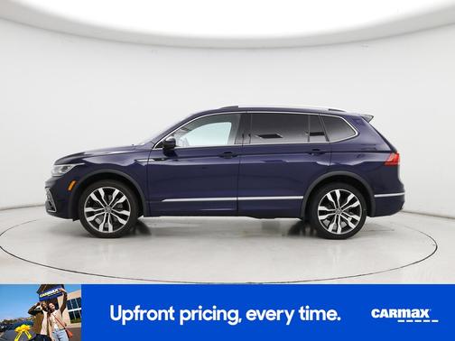 Blue 2022 Volkswagen Tiguan SEL R-Line