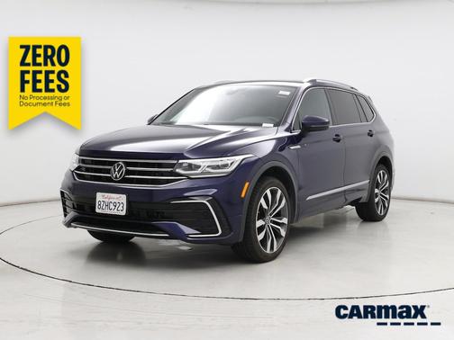 Blue 2022 Volkswagen Tiguan SEL R-Line