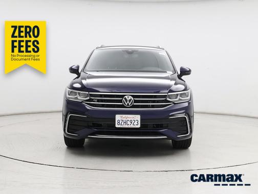 Blue 2022 Volkswagen Tiguan SEL R-Line