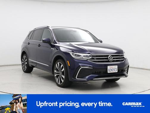 Blue 2022 Volkswagen Tiguan SEL R-Line