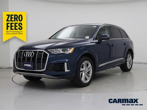 Blue 2020 Audi Q7 Premium Plus
