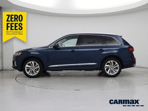 Blue 2020 Audi Q7 Premium Plus
