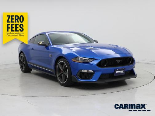 Blue 2021 Ford Mustang Mach 1