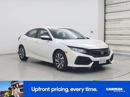 White 2018 Honda Civic LX