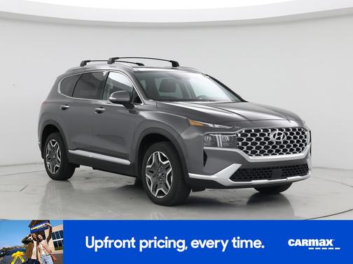 Gray 2021 Hyundai SANTA FE HEV Limited