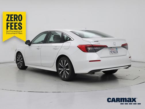 White 2023 Honda Civic EX