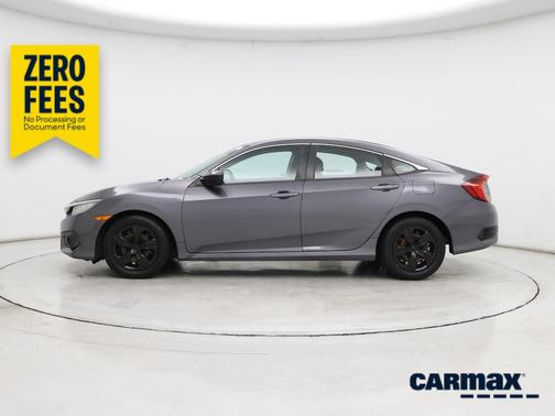 Gray 2016 Honda Civic LX