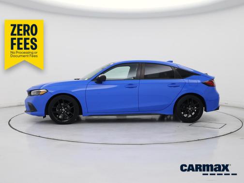 Blue 2022 Honda Civic Sport
