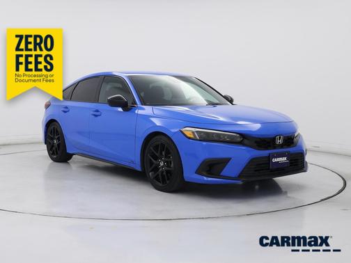 Blue 2022 Honda Civic Sport