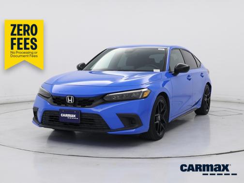 Blue 2022 Honda Civic Sport