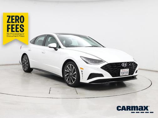 White 2023 Hyundai SONATA Limited