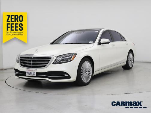 White 2019 Mercedes-Benz S-Class