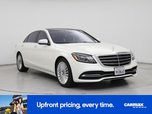 White 2019 Mercedes-Benz S-Class