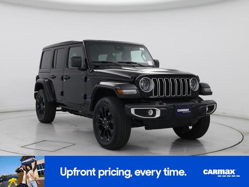 Black 2025 Jeep Wrangler 4xe Sahara