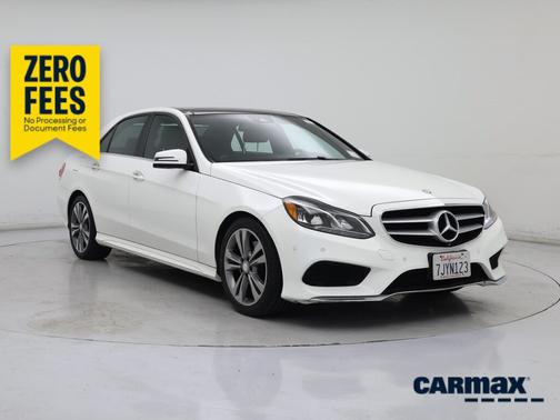 White 2015 Mercedes-Benz E-Class Sport