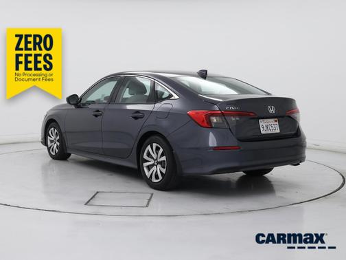 Gray 2024 Honda Civic LX