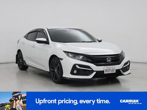 White 2020 Honda Civic Sport