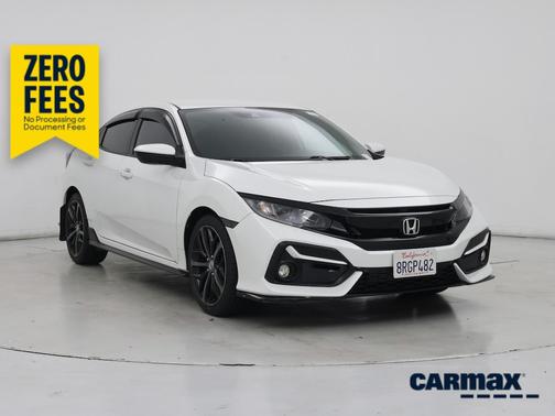 White 2020 Honda Civic Sport