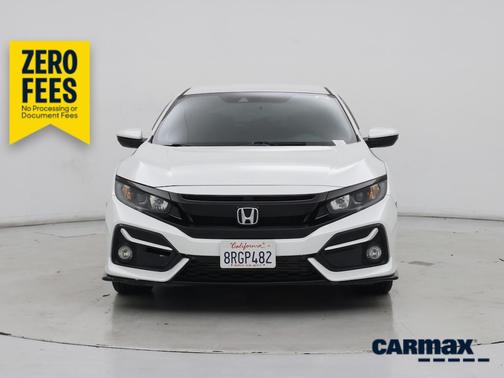 White 2020 Honda Civic Sport