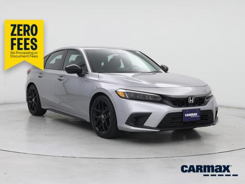 Silver 2022 Honda Civic Sport