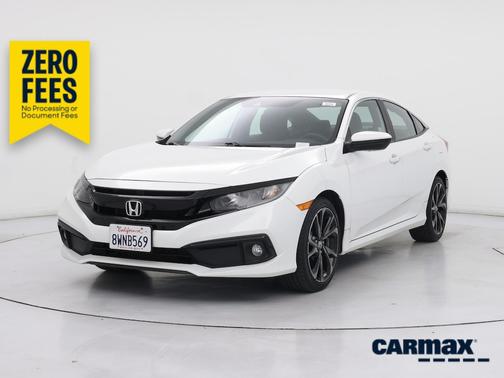 White 2021 Honda Civic Sport