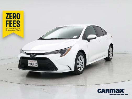 White 2025 Toyota Corolla LE