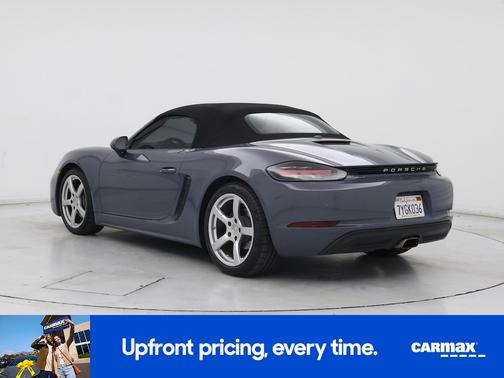 Blue 2017 Porsche 718 Boxster